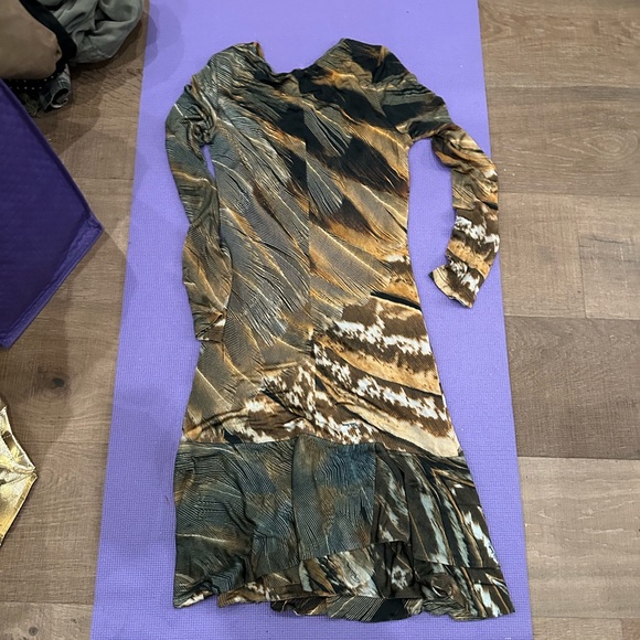 Roberto Cavalli Shift Long Sleeved Dress Size S - Picture 10 of 10